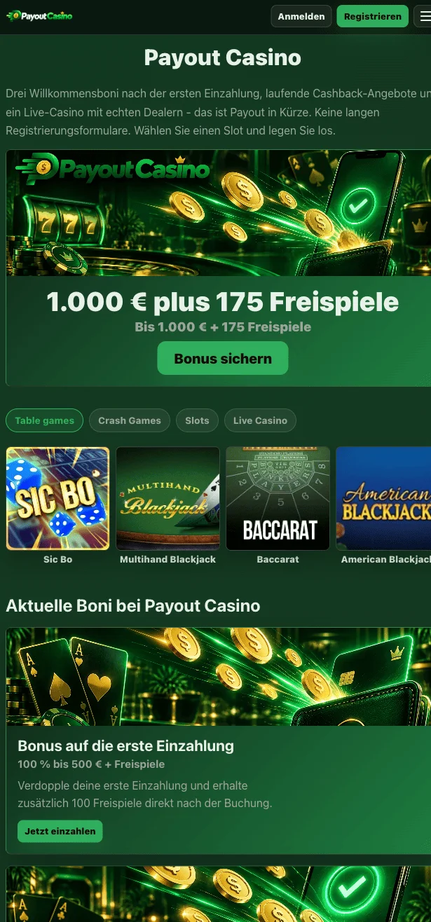 Die Payout Casino App